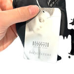 Wolford Black Pencil Skirt Front Slit Satin and Lace‎ Stripe Trim Size US 6 Photo 10