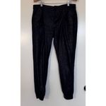 MOTHER The Pleated Trainer Pan in Look But Don't Touch Size 29 Black Photo 2