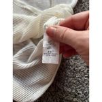 White Birch  Women's White Open Knit Oversized Top Size Large‎ Photo 6