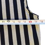 Vtg 90s Breakin Loose Stripe Black Cream Maxi High Low Vest Size 5/6 Mod Revival Photo 7