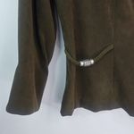 DJ Summers 14 Chocolate Zip Suit Top Plus Funeral Brown Photo 2