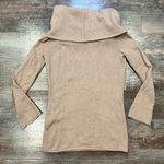 Buckle  Black Women’s Cowl Neck Tan Sweater Photo 4