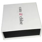 Cate & Chloe Bianca 18k Rose Gold Plated Crystal Silver Hoop Earrings Pink Photo 10