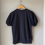 COS  Short Sleeve Sweatshirt Blue Medium Photo 3