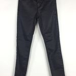 Current/Elliot The Stiletto Skinny in Black Coated Photo 4