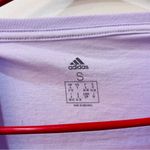 Adidas light purple active shirt size small Photo 2