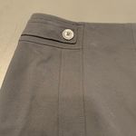White House | Black Market Women's Black Button Stretch Mini Lined Skirt Size 4 Photo 2