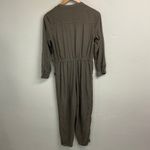 Old Navy Long Sleeve Waist Defined Utility Jumpsuit Olive Green Size S Photo 3