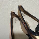 Melissa Ballet Bow Square toe Flats in Bronze Gold Black 9 Photo 3