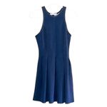 T by Alexander Wang Scuba Skater Mini Dress‎ Navy Size M Blue Size M Photo 1