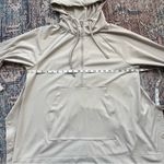 Athleta Glacier Hankerchief Poncho Abalone Gray Medium Hoodie Sweatshirt Jacket Photo 9