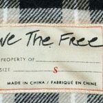 We The Free Luminary Plaid Flannel Jacket Blazer Double Breasted Neutral Tan S Photo 9