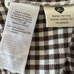 Madewell Flannel Tie Front Gingham Button Down Shirt Size S NEW Photo 7