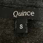 Quince  Black Cashmere Crew Long Sleeve Stretch Pullover T-Shirt Sweater Top Sz S Photo 2