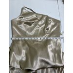 Birdy Grey  Kensie Dress Shiny Satin Neutral Champagne Size Large Photo 11
