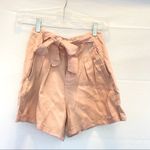 ASOS Petite Vera Moda XXSP Tie Waist Pink Shorts Photo 4