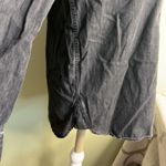 Madewell  Denim Popover Top in Black Wash lunar wash Photo 3