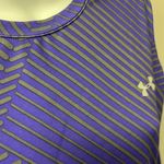 Under Armour  Women’s Purple/Gray HeatGear Long Sleeve Striped Pullover-large Photo 11