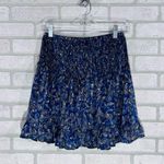 Lost + Wander NWT Wish Upon Mini Skirt in Navy Gold Paisley Size M Photo 4