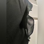 Calvin Klein  flutter sleeve top - v neck - black - size Large Photo 2