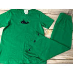 NWT Quacker Factory Maxi Skirt Set w Shirt size Small Whale Rhinestones Green Photo 4