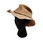 VTG Winfield Cover Co Brown Suede Leather Cowboy Hat Men Women Large Western Photo 3