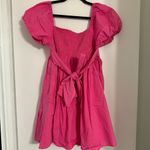 TCEC Pink Balloon Sleeve Mini Dress Photo 2