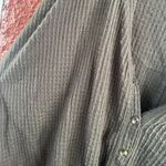 Urban Outfitters Out from Under  Jojo Thermal Shirt Size Medium Green Waffle Knit Photo 4