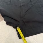 French Connection Black 100% Cotton Cuffed Chino Shorts 3” Pockets Size 4 Photo 3