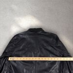 Rag and Bone Rag &‎ Bone Jack Leather Button Down Shirt Blouse Shacket Black Sz XS NWT $795 Photo 7