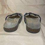 Tory Burch  Miller Cloud Sandals Perfect Black Patent Leather/ Suede Cork Photo 7