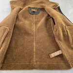 Koolaburra by Ugg Motorcycle Shearling Jacket Womens Large Black Brown Cozy Warm Photo 8