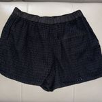 3.1 Phillip Lim Black Eyelet Lined Cotton Shorts Size 10 Photo 3