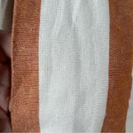 Madewell  Orange White‎ Striped Huston Pull On Crop Wide Leg Pants Photo 7