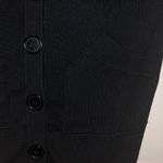 Cable & Gauge  Women’s Black Button Front Sweater. Size S Photo 5