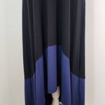 Lilla P Blue and Black Maxi Dress Size XS Black Minimalist Dress Photo 3