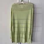 Escada Lime Sweater Dress Coverup Size 8 Green Knit Rayon Neon Photo 3