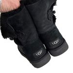 UGG  Leather Bailey Marino Boots Black Size 6 Photo 4