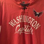 NHL Washington Capitals Women's Long Sleeve Shirt Hockey Size Medium Red Photo 2