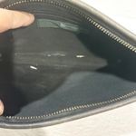 Hunt Club  Black Leather Bag Clutch Gold Hardware Photo 2