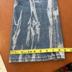 SONG Bootcut Split Hem Acid Wash Painted Look Jeans Size 3‎ or 26 Y2K Streetwear Blue Photo 10