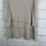 Garnet Hill Womens size XS Tiered Striped Sleeveless Tank Top Blouse Photo 3