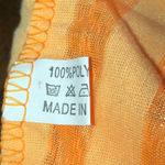 Orange Stripes Purple Sheer Ombre Infinity Scarf Wrap Photo 1