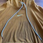 Nike Womens Size XS Sportswear Oversized Velour Pullover Hoodie Photo 1