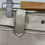 ZARA  faux suede pleated mini skirt Photo 3