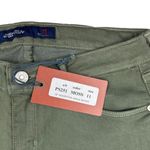 Just USA  - Destroyed Ankle Length Skinny Jeans in Moss Green Photo 2