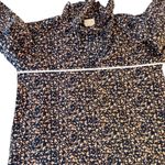 Anthropologie Mirth Women's Floral Print Long Sleeve Button Down Shirt Top Med Pink Photo 3