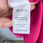 N/NICHOLAS Crepe Flare Mini Dress Hot Pink V Neck Long Sleeve Size 4 NWT Photo 7