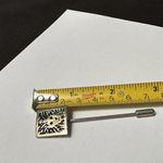 Anne Klein Unsigned Lion Face Silver Tone Lapel Stick Pin Photo 7