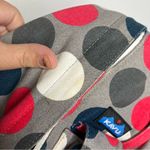 KAVU  Rope bag got dots gray canvas multicolored dots‎ Photo 6